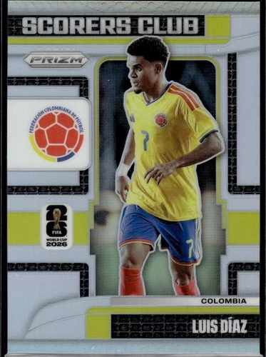 2026 Panini Prizm World Cup - Silver Prizm Scorers Club Luis Diaz Colombia