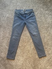 Women  s FREE PEOPLE Jeans Size W27, Light Wash, Straight Leg