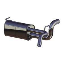 ERNST Endschalldämpfer Auspuff Endtopf für OPEL ASTRA J 1.7 CDTI 110/125/131 PS