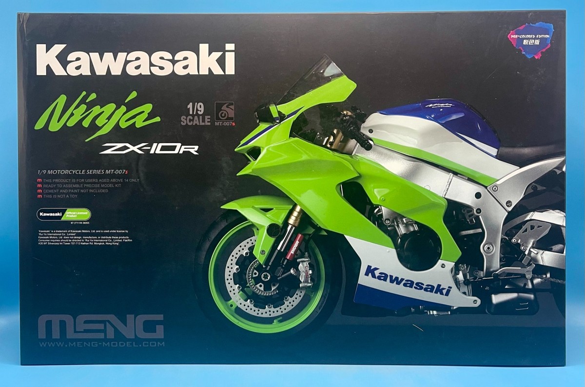 mne MENG 1/9 MT-007s Kawasaki Ninja ZX-10R Brand New Complete | eBay