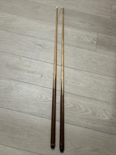 Excalibur Pool Cues (2) 51” & 52” Pre-Owned Both In Good Condition Very Straight