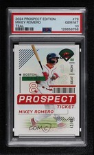 2024 Panini Prospect Edition Teal 12/49 Mikey Romero #79 PSA 10 GEM MT 8d2