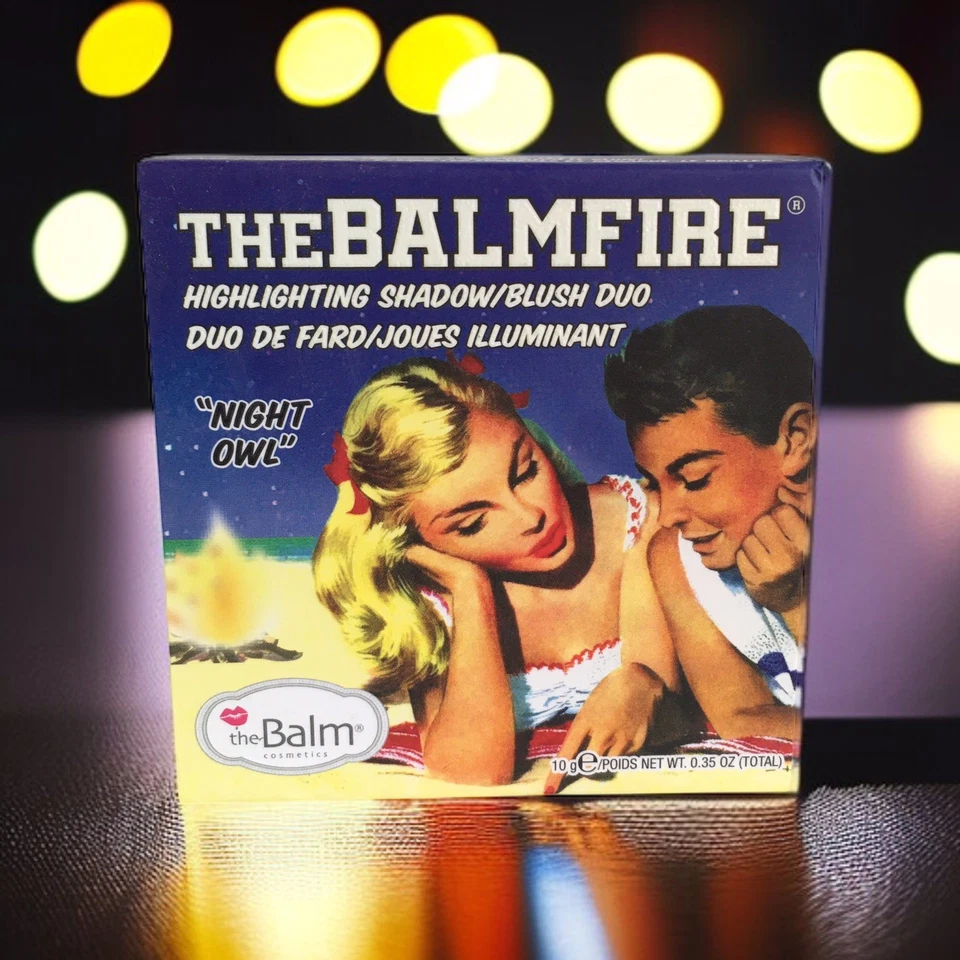 THEBALM - Thebalmfire (Highlighting Shadow/Blush Duo) - # Night Owl 10g/0.35oz - Image 3 of 4