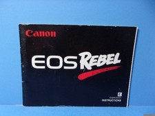 Vintage Canon EOS Rebel Camera Instruction Manual Original 1990 Made in Japan