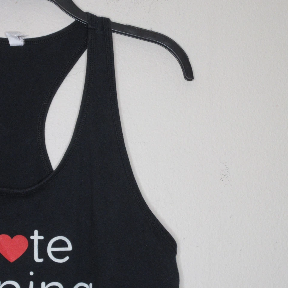 Camiseta sin mangas Ideal By Next Level para mujer espalda deportiva I Hate Heart Love XXL B74 Foto 4 de 4