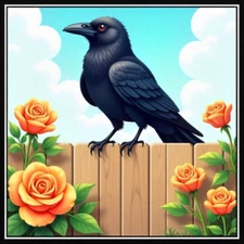 30 Custom Raven & Roses Personalized Address Labels