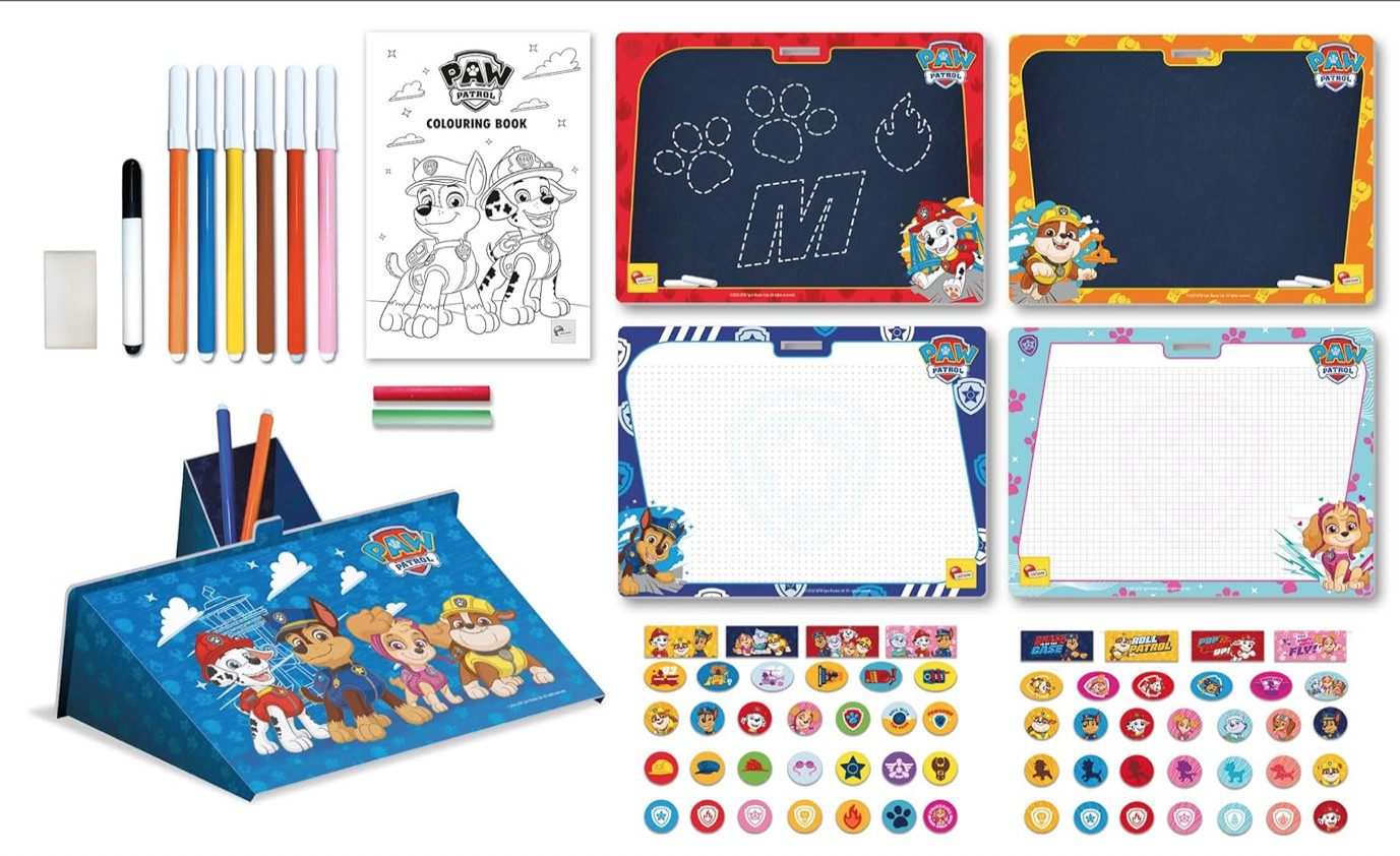 Sac à dos Coloriage Lisciani Paw Patrol, cadeau d'anniversaire créatif