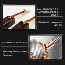 5PCS R280 DC Motor 12-24V 24000RPM High Speed Micro Motor for DIY Toys Mini F...