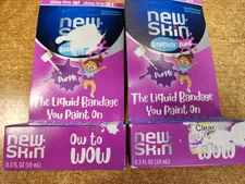2Pk Newskin KIDS Liquid Bandage Paint Sting Free/Waterproof  (Exp 11/30/25)  E6B