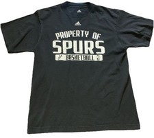San Antonio Spurs Shirt Adidas Property of Spurs Basketball Size Medium
