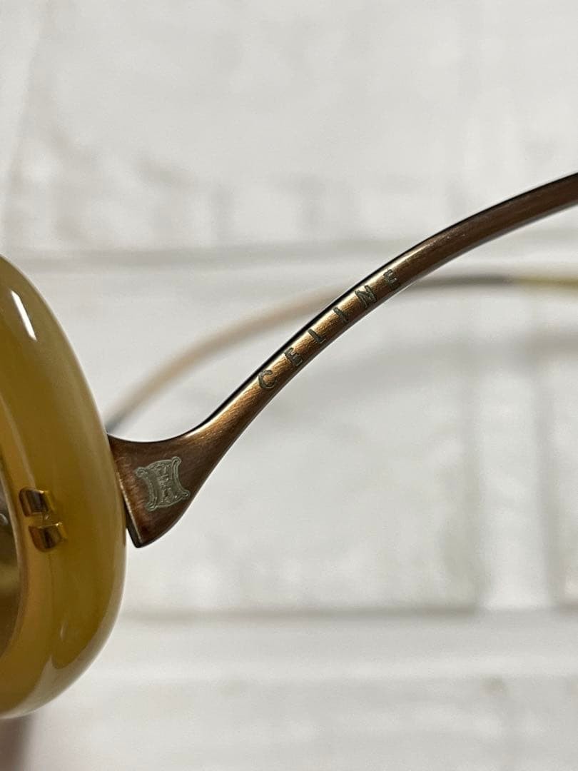 CELINE Sunglasses Brown Frame Gradient Lenses Sid… - image 9