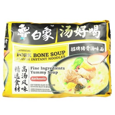 Baixiang Instantnudeln Schweineknochen Geschmack 565g Nudelsuppen instant noodle