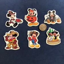 Disney Stickers - Disney Mickey Mouse Lot of 6 Stickers. - Halloween