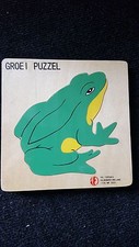Frosch 4 Bilder Lagenpuzzle Puzzle Holz ab 3 Jahre  Spiel Spaß NEU+ovp Neu