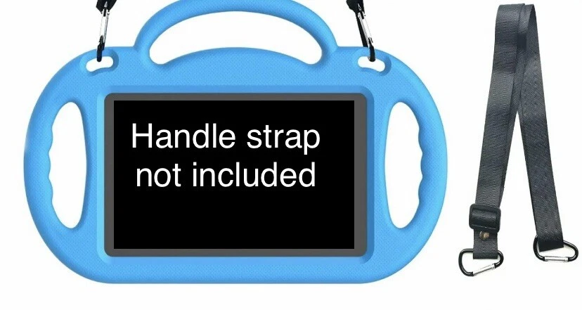 Apple iPad Case Handle Stand Child Shock Proof Blue - Image 4 of 4