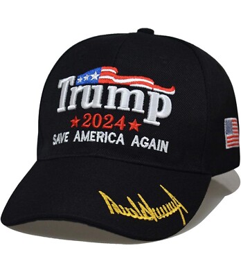 Donald Trump 2024 Hat  2 pcs  Trump Hat-  Save America Again  Ball Cap