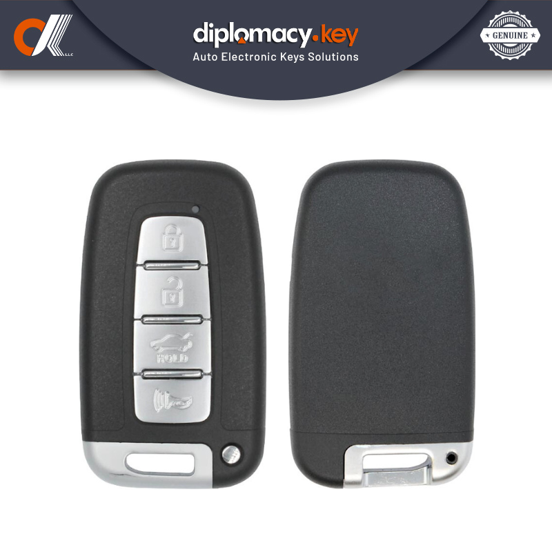 Reshelled Hyundai/Kia Smart Key Fob Remote - SY5HMFNA04, 4-Button (Lock/Unlock/Trunk/Panic), Ready To Program