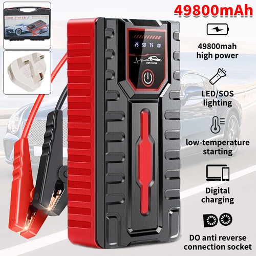 49800mAh Car Jump Starter Pack Booster Battery Charger Emergency Power