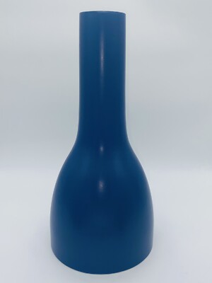 Ikea 18431 Blue Ceramic Modern Long Decorative Vase Tall