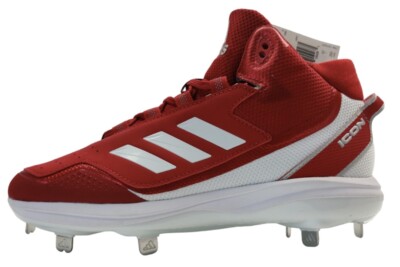 adidas Mens Icon 7 Boost Baseball Cleats 8 Color Team Power Red/White/Solar Red s-l400.jpg main image 3