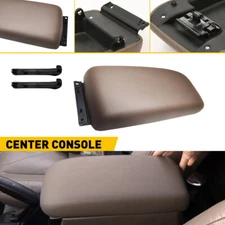 New Center Console Lid & Latch Oak Tan Fit 1995-2000 Toyota Tacoma 96-98 4Runner