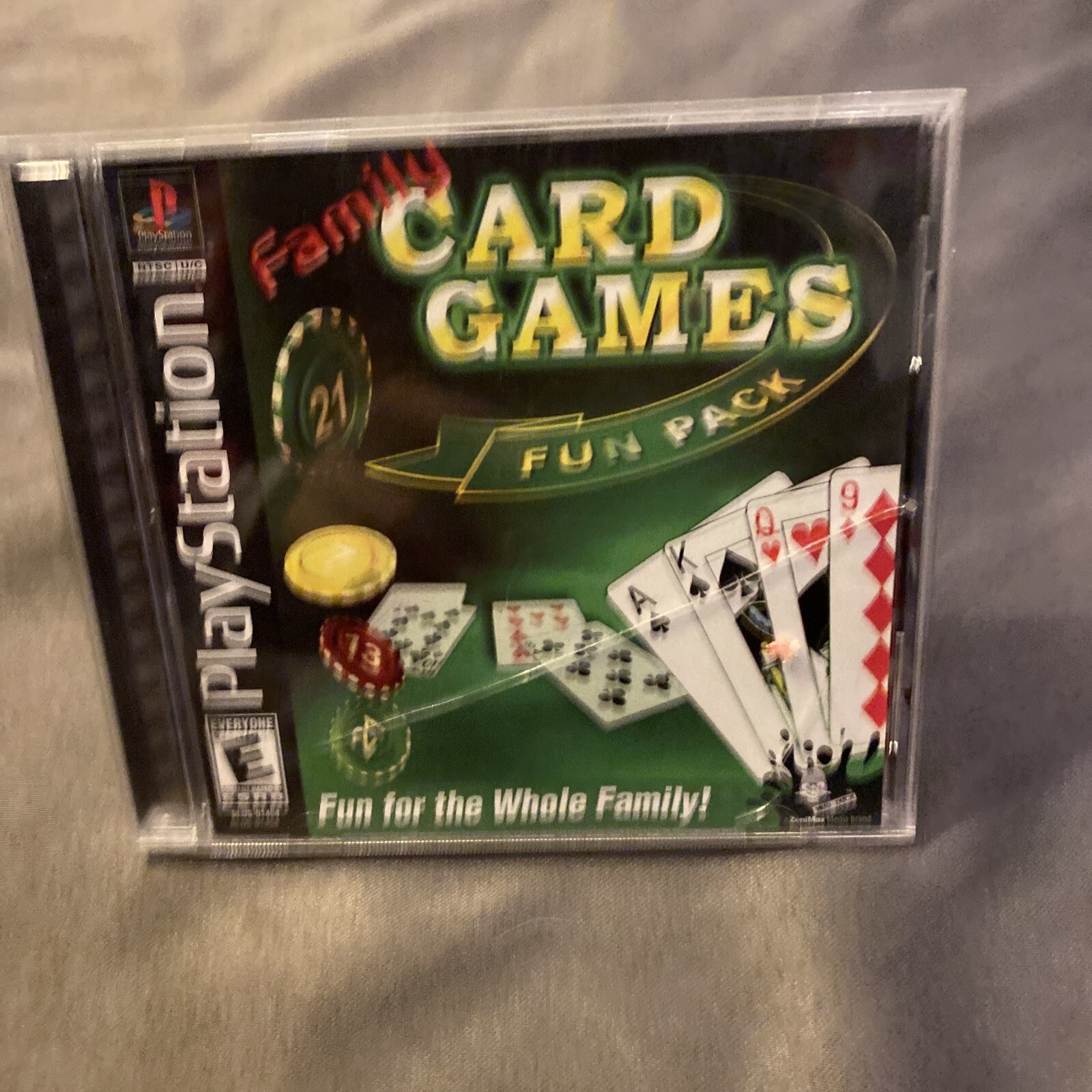 Family Card Games Fun Pack (Sony PlayStation 1, 2003) - PS1 - Complete-image