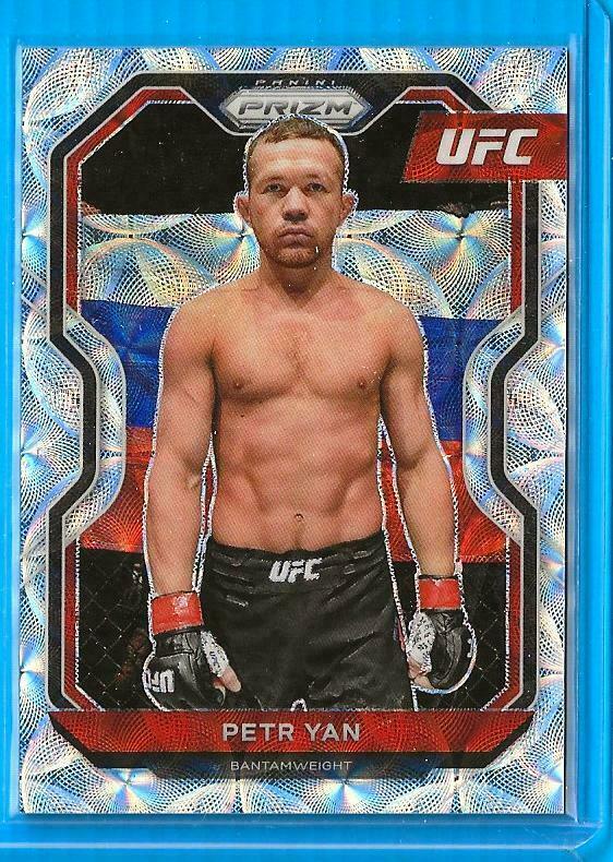 2021 UFC Prizm Premium Debut Edition Petr Yan SILVER Scope Refractor SP #78/99