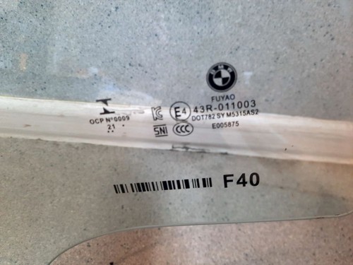 Scheibe BMW F40 Seitenfenster Hinten Rechts Tür Rear Right Side Window 43R011003 - Picture 4 of 7
