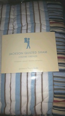 New Pottery Barn Kids Jackson Euro Sham Ebay