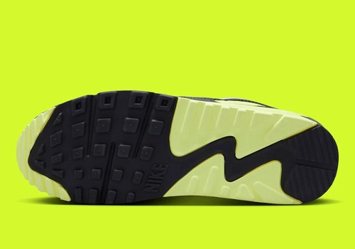 Nike Air Max 90 Smoke Grey Light Lemon Twist DM0029-012 Men's Sizes - 第 6/6 張圖片