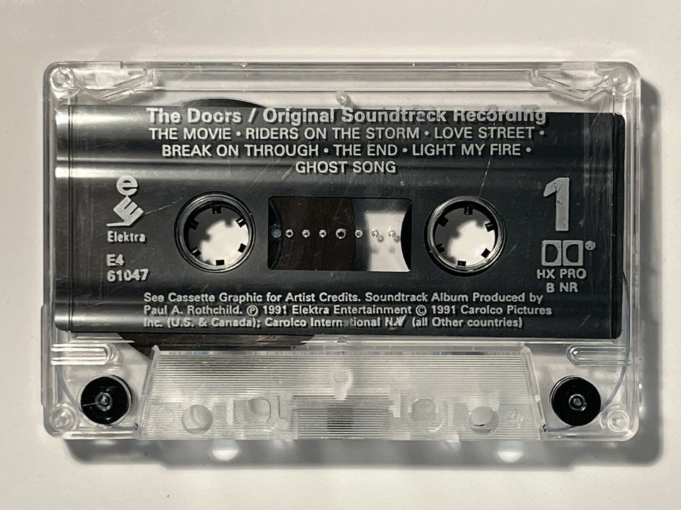 The Doors - Original Movie Soundtrack Cassette Tape Columbia House Canada - Image 4 of 4