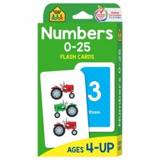 Numbers 0-25 Flash Cards