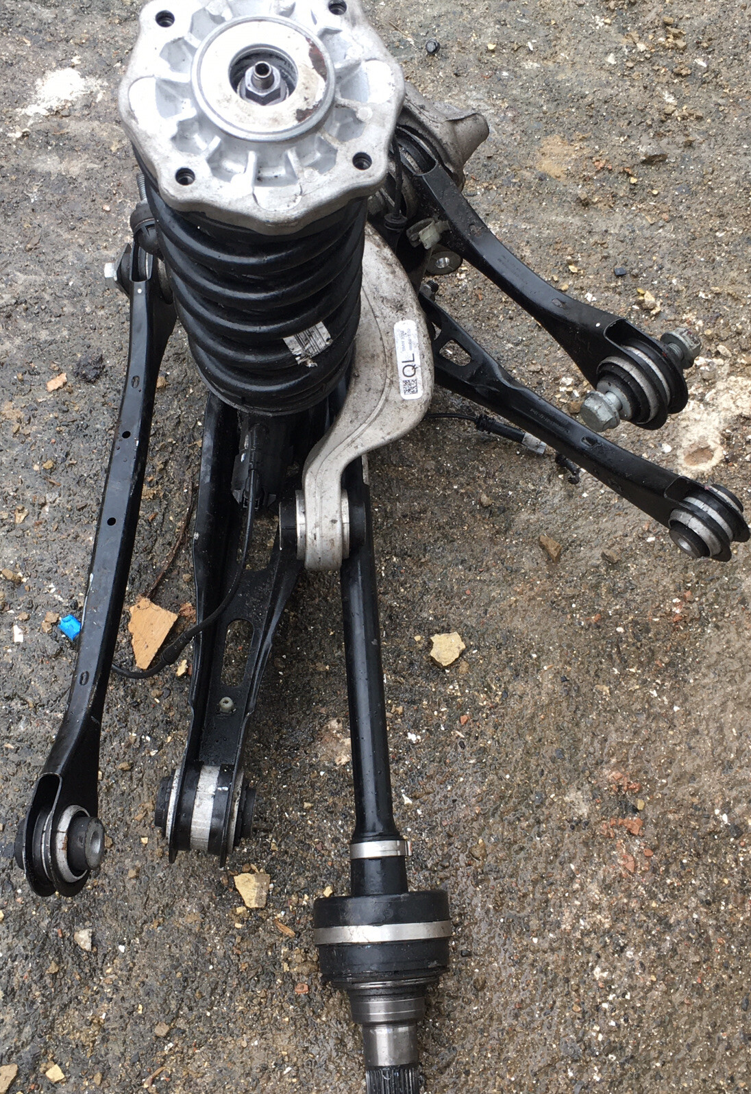 BMW G01 X3 G02 X4 M40D REAR LEFT NSR COMPLETE SUSPENSION LEG HUB DRIVESHAFT ARMS eBay