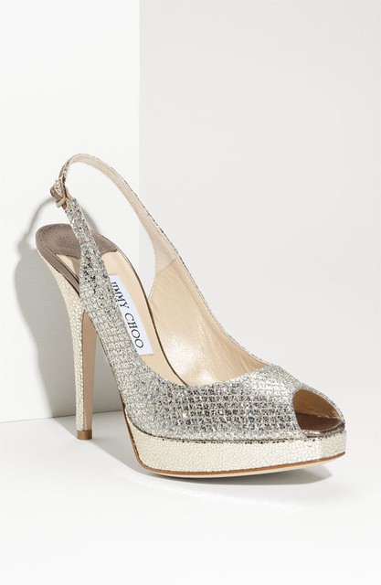 jimmy choo glitter slingback