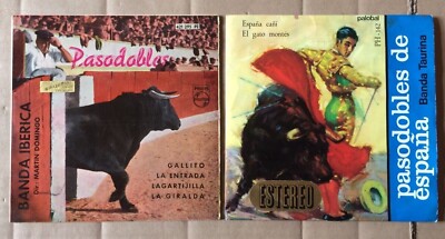 BANDA IBERICA / TAURINA - PASODOBLES - STIERKAMPF - 2x 7''-EP - SPAIN  (3)