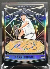 Kyle Wright 2019 Panini Obsidian Electric Etch Orange Rookie Auto /50 #OA-KW