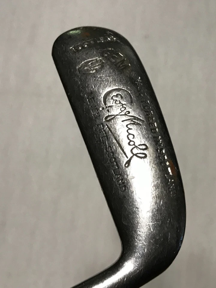 George Nicoll GEM Putter Hand Forged in Scotland Rustless Steel Shaft 35.5" - Image 4 of 4