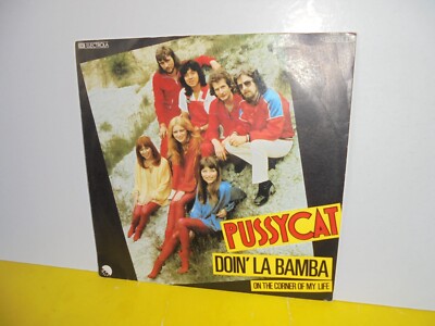 SINGLE 7'' - PUSSYCAT - DOIN LA BAMBA - ON THE CORNER OF MY LIFE