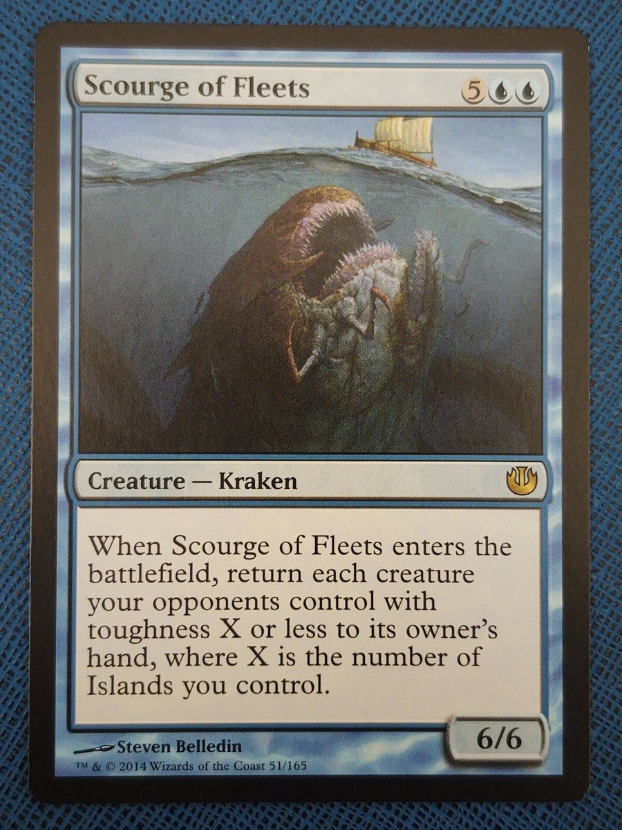MTG 1x Scourge of Fleets NM Journey into Nyx (multi available 2 3