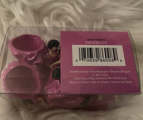 8 Piece Quinceañera Plastic Doll Decoration (Pink) - Picture 4 of 4