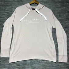 Abercrombie  Fitch Hoodie Womens M Light Pink Soft Cozy Drawstring
