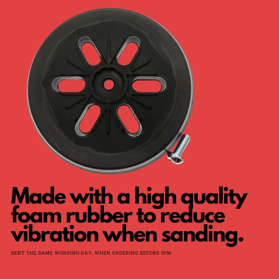 Backing Pad For BOSCH GEX150AC, GEX TURBO, PEX420   150mm SanderPro Medium Pad - Image 4 of 4