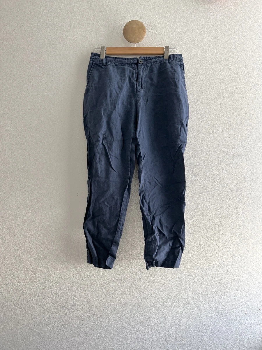 Muji Navy Linen Pants Size Medium
