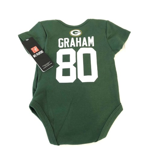 Green Bay Packers Jimmy Graham Baby Shirt Creeper 3/6 Months - Picture 5 of 6