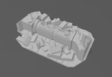 Damaged Pillar- DnD Legion Terrain Scenery Tabletop Miniatures 28mm