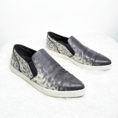 Vince Paeyre Rare Embossed Pointy Cap Toe Slip-On Sneakers