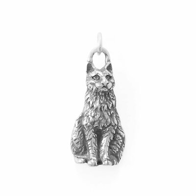 Sterling Silber schnurr-secious! Katze Anhänger