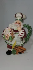 Kaldun & Bogle Santa Ceramic Figural Christmas Teapot Ginger Bread Real Estate 