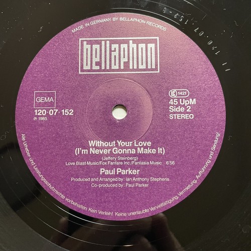 Paul Parker Don’t Play With Fire Vinyl Record 12” 33 RPM Maxi Single 1985 - Picture 11 of 24