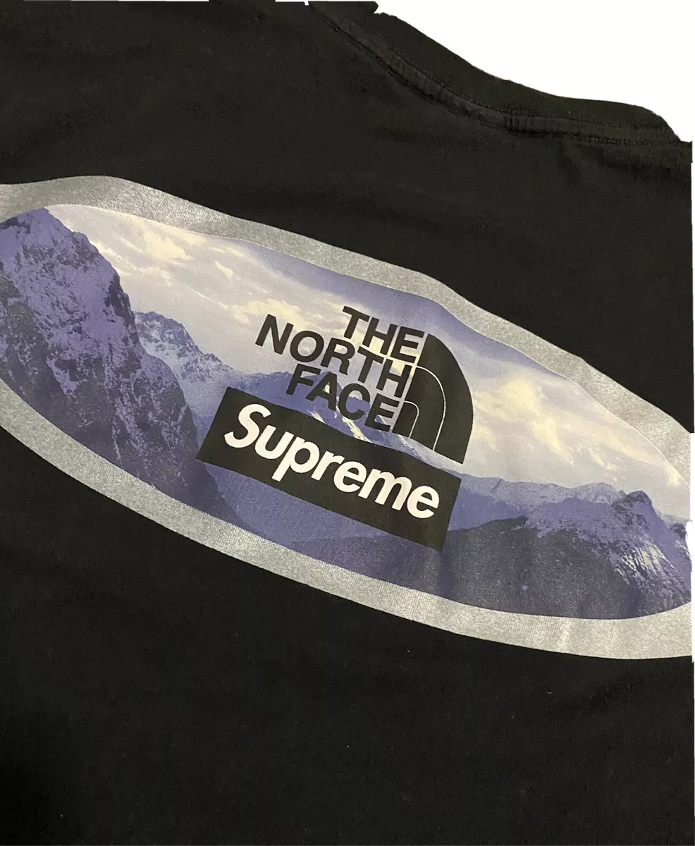 Supreme x The North Face Black Bandana Tee | Size XL